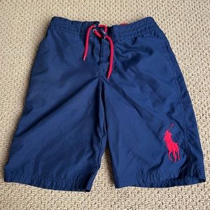 Boys M Polo swim trunks
